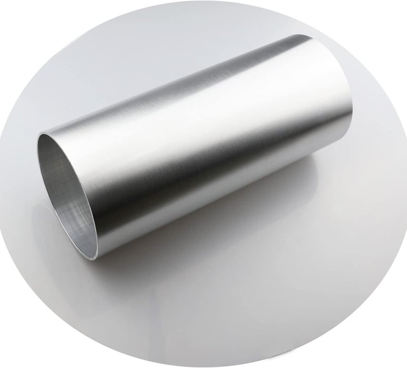 KRD PERFORMANCE 127mm(5") OD Straight 5 Inch Aluminum Intercooler Pipe Air Intake Tube, Length 11.8" (300mm), Brushed Finish - Image 2